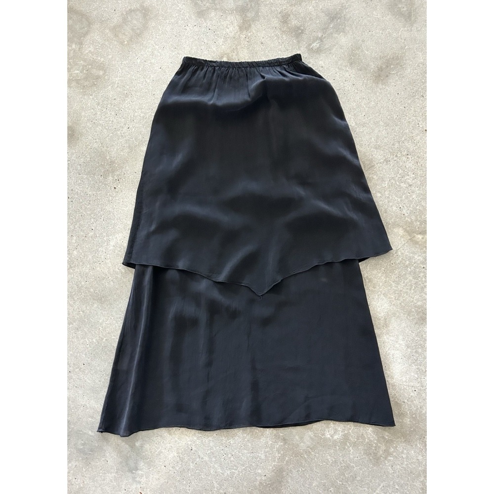 Johnny Was Tiered Maxi Skirt Vintage Witchy Goth Boho Fairyâ Sz S